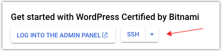 Remove Bitnami Banner from WordPress on Google Cloud. 2 SSH Google Cloud